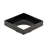 Stainless Steel Tile Insert Floor Waste | 75mm Outlet, Matte Black