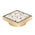Stainless Steel Tile Insert Floor Waste | 90mm Outlet, Brushed Brass