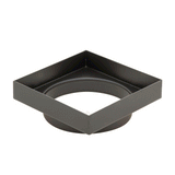 Stainless Steel Tile Insert Floor Waste | 90mm Outlet, Brushed Gunmetal