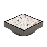 Stainless Steel Tile Insert Floor Waste | 90mm Outlet, Brushed Gunmetal