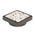 Stainless Steel Tile Insert Floor Waste | 90mm Outlet, Brushed Gunmetal