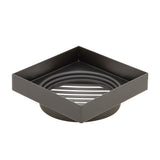 Stainless Steel Tile Insert Floor Waste | 90mm Outlet, Brushed Gunmetal