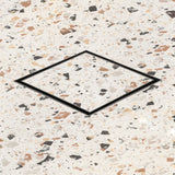 Stainless Steel Tile Insert Floor Waste | 90mm Outlet, Brushed Gunmetal