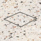 Stainless Steel Tile Insert Floor Waste | 90mm Outlet, Brushed SS Nickel