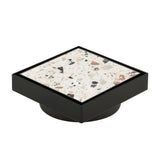 Stainless Steel Tile Insert Floor Waste | 90mm Outlet, Matte Black