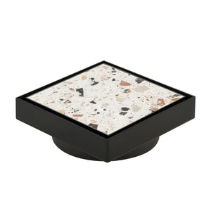 Stainless Steel Tile Insert Floor Waste | 90mm Outlet, Matte Black