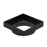 Stainless Steel Tile Insert Floor Waste | 90mm Outlet, Matte Black