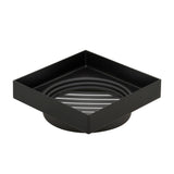Stainless Steel Tile Insert Floor Waste | 90mm Outlet, Matte Black