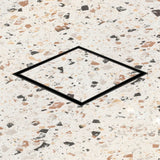 Stainless Steel Tile Insert Floor Waste | 90mm Outlet, Matte Black