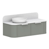 ADP Flo Wall Hung 1200mm Single Left Offset Bowl Vanity Cabinet