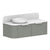 ADP Flo Wall Hung 1200mm Single Left Offset Bowl Vanity Cabinet