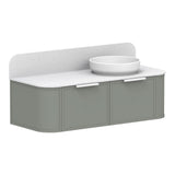 ADP Flo Wall Hung 1200mm Single Right Offset Bowl Vanity Cabinet