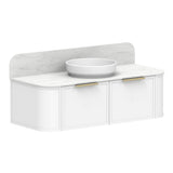 ADP Flo Wall Hung 1200mm Single Center Bowl Vanity Cabinet