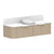 ADP Flo Wall Hung 1500mm Single Center Bowl Vanity Cabinet