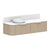 ADP Flo Wall Hung 1500mm Single Left Offset Bowl Vanity Cabinet