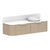 ADP Flo Wall Hung 1500mm Single Right Offset Bowl Vanity Cabinet