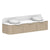 ADP Flo Wall Hung 1800mm Double Bowl Vanity Cabinet