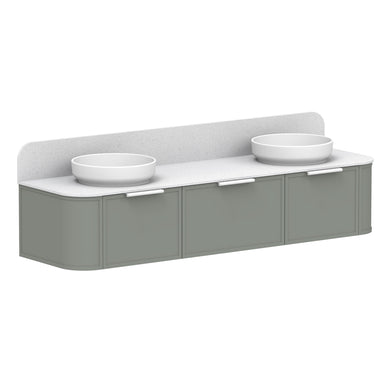 ADP Flo Wall Hung 1800mm Double Bowl Vanity Cabinet