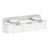 ADP Flo Wall Hung 1800mm Double Bowl Vanity Cabinet