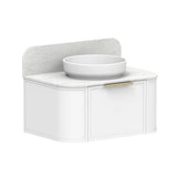 ADP Flo Wall Hung 750mm Single Center Bowl Vanity Cabinet