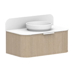 ADP Flo Wall Hung 900mm Single Center Bowl Vanity Cabinet