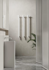 Nero Mecca Heated Vertical Towel Rail | Matte White |