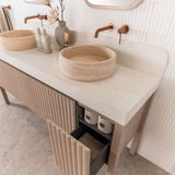 ADP Harper With Legs Floor Mount 1800mm Double Bowl Vanity Cabinet