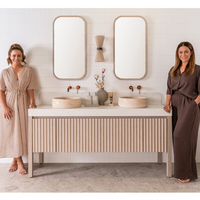 ADP Harper With Legs Floor Mount 1800mm Double Bowl Vanity Cabinet