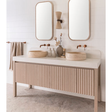 ADP Harper With Legs Floor Mount 1800mm Double Bowl Vanity Cabinet