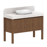 ADP Harper With Legs Floor Mount 1200mm Single Center Bowl Vanity Cabinet