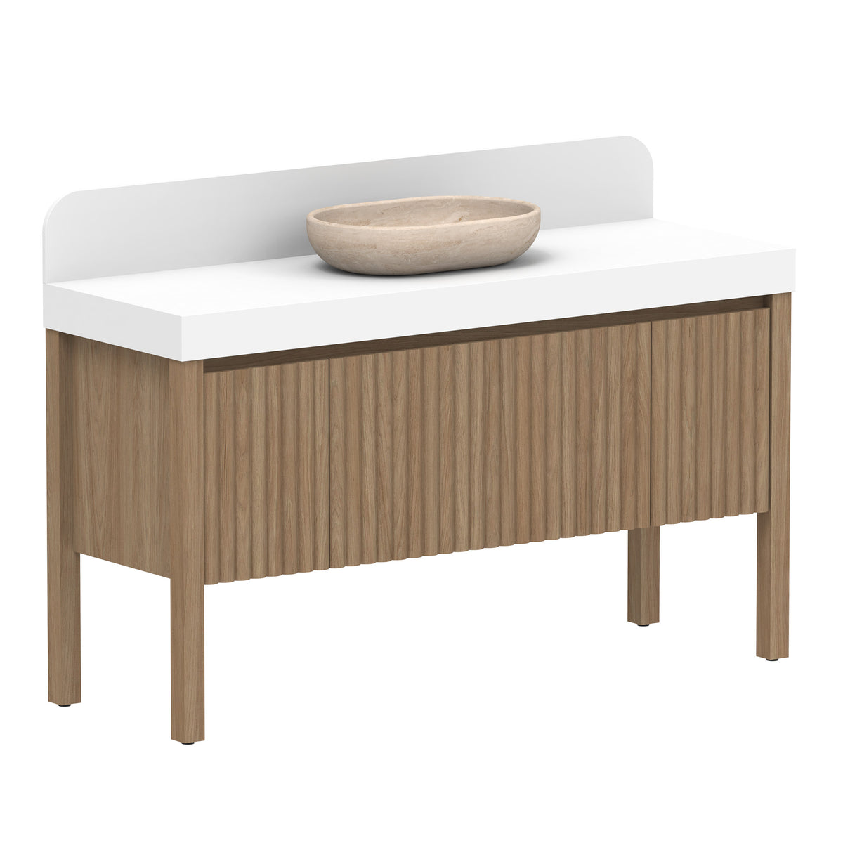 ADP Harper With Legs Floor Mount 1500mm Single Center Bowl Vanity Cabinet