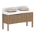 ADP Harper With Legs Floor Mount 1500mm Double Bowl Vanity Cabinet