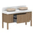 ADP Harper With Legs Floor Mount 1500mm Double Bowl Vanity Cabinet