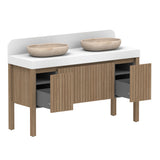 ADP Harper With Legs Floor Mount 1500mm Double Bowl Vanity Cabinet