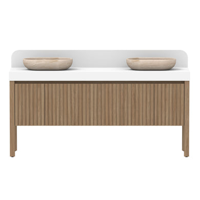 ADP Harper With Legs Floor Mount 1800mm Double Bowl Vanity Cabinet