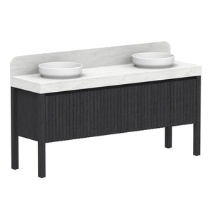 ADP Harper With Legs Floor Mount 1800mm Double Bowl Vanity Cabinet