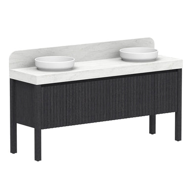 ADP Harper With Legs Floor Mount 1800mm Double Bowl Vanity Cabinet