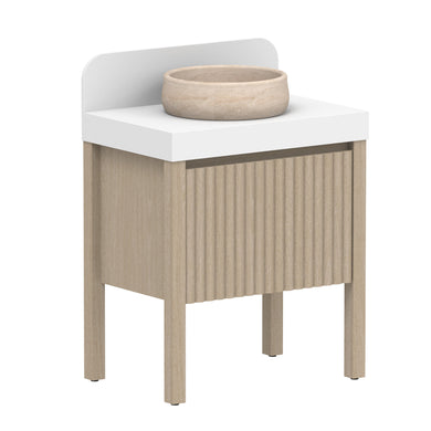 ADP Harper With Legs Floor Mount 750mm Single Center Bowl Vanity Cabinet