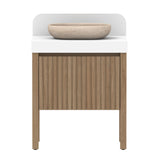 ADP Harper With Legs Floor Mount 750mm Single Center Bowl Vanity Cabinet