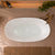 Byron Egg 1300mm Oval Artificial Stone Freestanding Bath, Gloss White