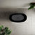 Byron Egg 1300mm Oval Artificial Stone Freestanding Bath, Matte Black