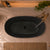 Byron Egg 1300mm Oval Artificial Stone Freestanding Bath, Matte Black
