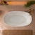 Byron Egg 1300mm Oval Artificial Stone Freestanding Bath, Matte White