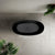 Byron Egg 1500mm Oval Artificial Stone Freestanding Bath, Matte Black
