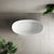 Byron Egg 1500mm Oval Artificial Stone Freestanding Bath, Matte White