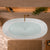 Byron Egg 1600mm Oval Artificial Stone Freestanding Bath, Matte White