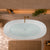 Byron Egg 1800mm Oval Artificial Stone Freestanding Bath, Matte White