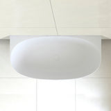Byron Egg 1500mm Back to Wall Artificial Stone Freestanding Bath, Matte White