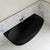 Byron Egg 1700mm Back to Wall Artificial Stone Freestanding Bath, Matte Black