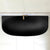 Byron Egg 1700mm Back to Wall Artificial Stone Freestanding Bath, Matte Black